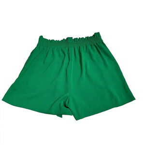 Worthington Kelly Green Paper Bag Waist Shorts Size Small